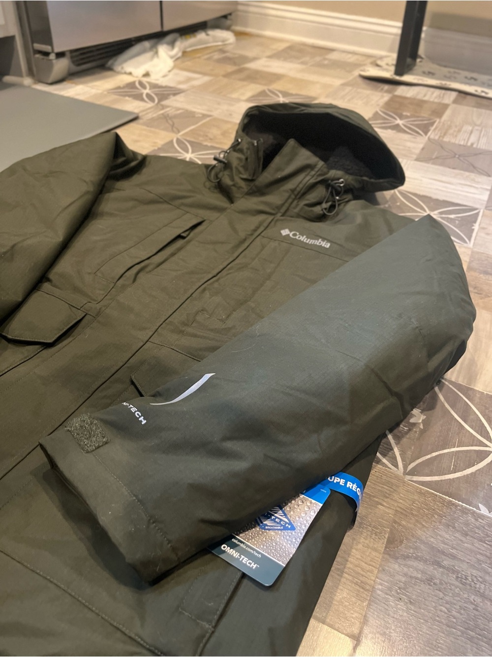 Columbia Landroamer Sherpa Lined Waterproof Jacket Men’s SZ. Small New With Tags - Picture 4 of 12